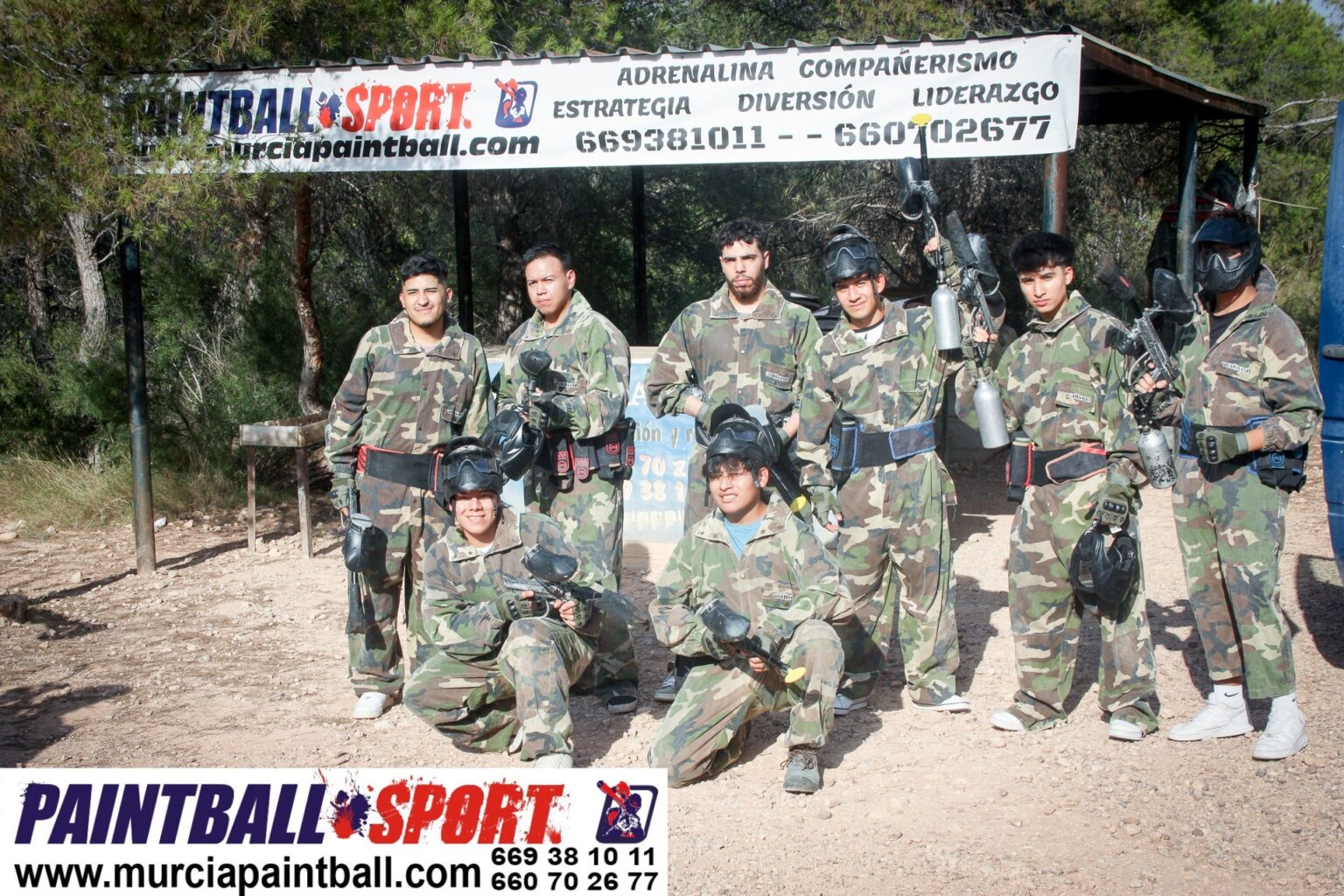 Juegos de estrategia y paintball en Murcia para todas las edades